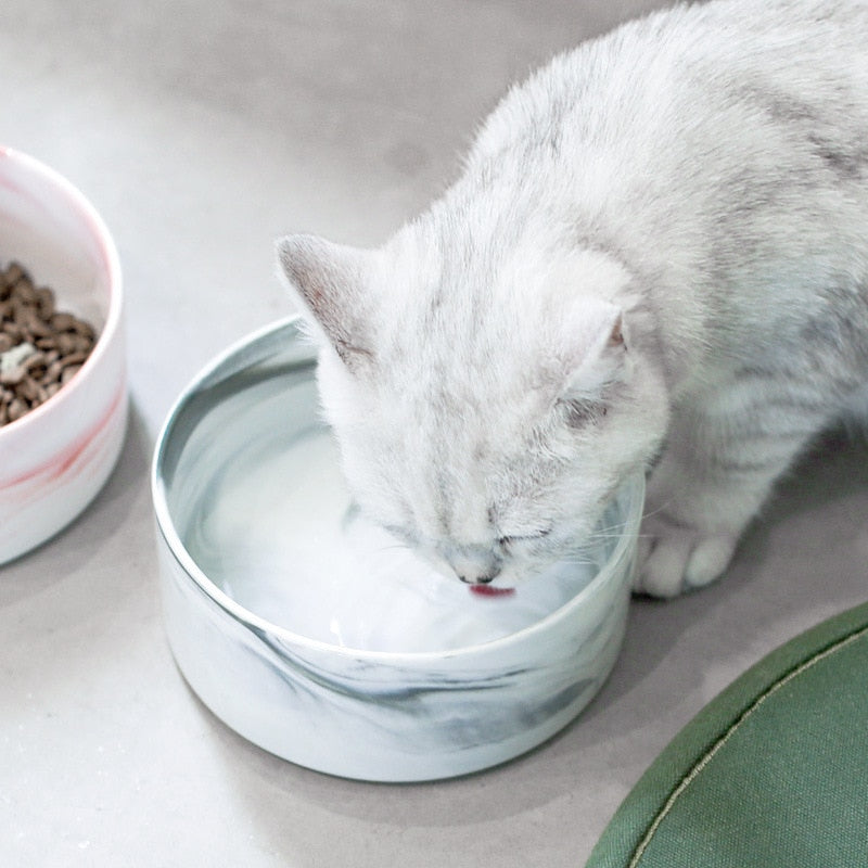 Ceramic feeding bowl Goldenflow™ 